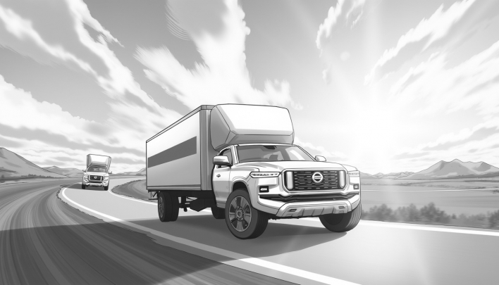 storyboard example created in AI Generated of Automotive Illustrations